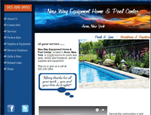 Tablet Screenshot of newwaypools.com